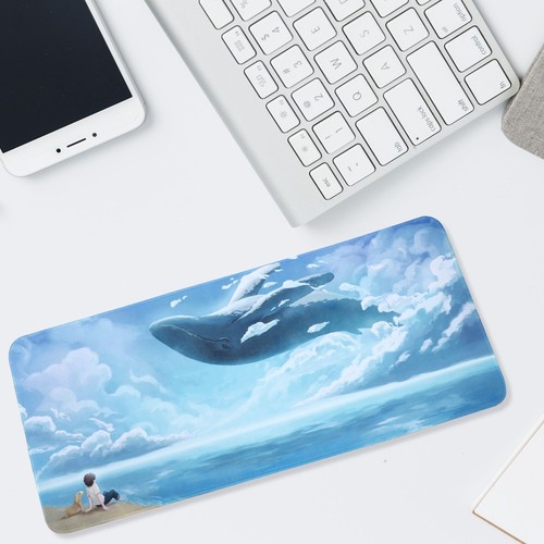 Kreatives Mauspad rechteckiger Mausmatten Gummi -Stoff Mousead Desk Mousepad - Bild 11 von 12