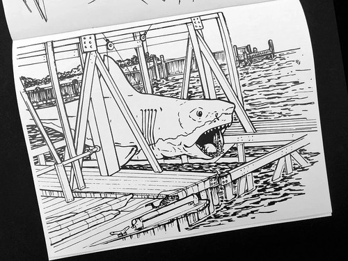 ORIGINAL🦈 JAWS 🦈 COLORING BOOK * THE SHARK🦈MOVIE THAT CHANGED THE WORLD + - Imagen 7 de 15