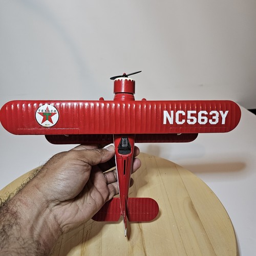 Vintage ERTL Texaco Die Cast Metel Plane Bank Toy NC563Y #3 Series Air Express - Picture 8 of 13