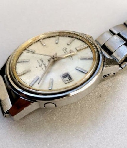 Orologio SEIKO Seikomatic Self Dater J13085 Vintage Funzionante con Cinturino Aftermarket - Foto 12 di 12