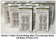 Kichler 11-Watt 12-Volt Wedge Base T5 Landscape Bulbs 32 Bulbs, 8 Packs of 4 