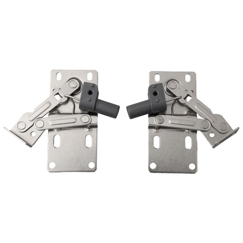 1 Pairs Cabinet Drawer Soft Close Tip Out Tray Hinges Scissor Hinges 45 Degrees - Picture 7 of 24