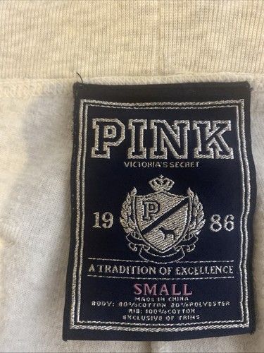 Y2K Vintage Velour Trainingshose PINK Victorias Secret 2000’s 90’s Wide Leg Small grau - Bild 3 von 6