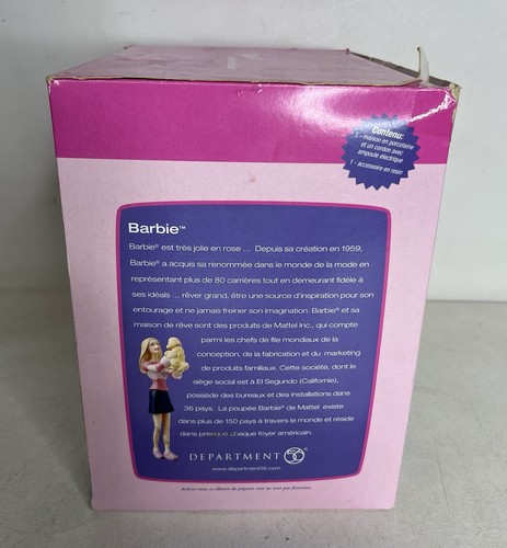 Vintage 2003 Dept 56 BARBIE 59089 Pet Salon e Boutique scatola originale funzionante - Foto 3 di 14