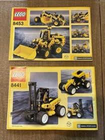 Lego Technic 8451 Dumper Dump Truck/Road Grader 2003 Vintage Complete + Manuals