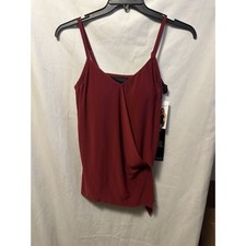 NWT MagicSuit Woman Solid Alex V Neck Underwire Adjustable Tankini Size 8 Merlot