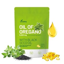 VivoNu Oil of Oregano with Black Seed Oil300 ...