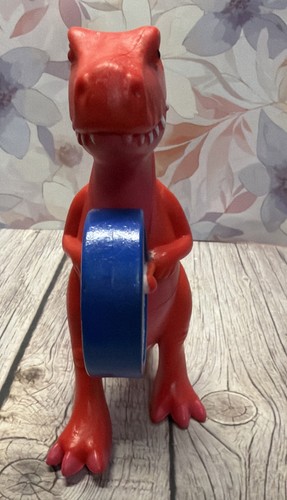 Ankyo Dinosaur Marching Band Drum Dinosaur T-Rex Action Figure Toy 5" (READ) - Picture 2 of 4