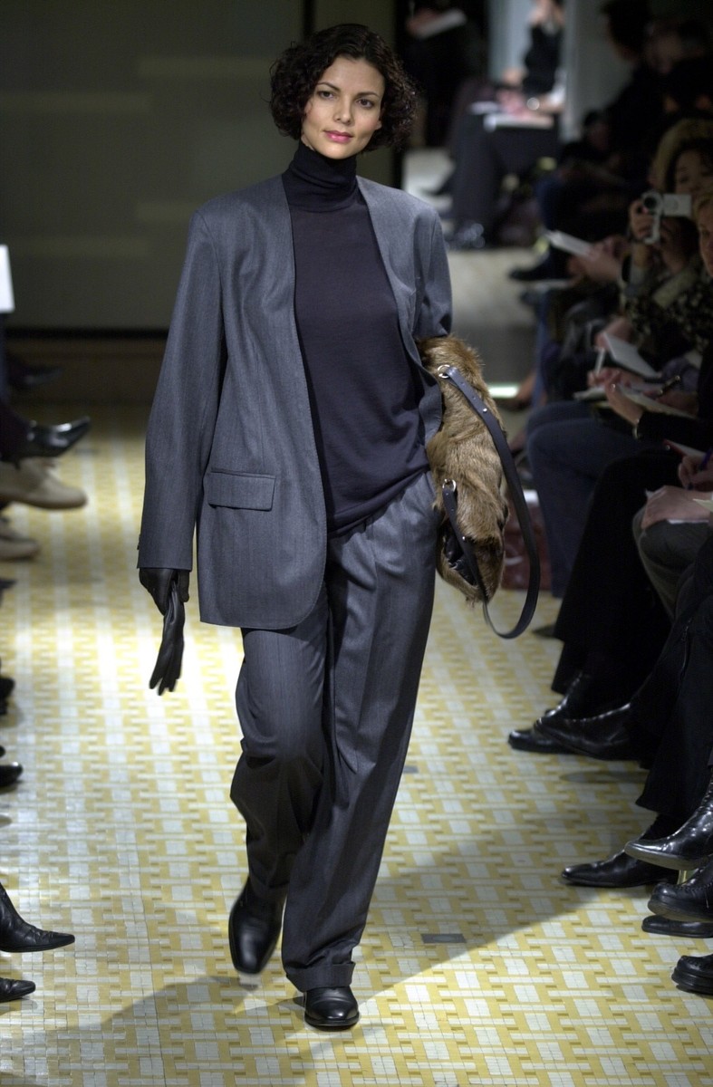 【07ss】Martin Margiela バルーン ボレロ ケープ ブラウス Hermes Martin Margiela Spring 2000 Blue Pinstripe Vareuse