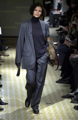 Hermes Martin Margiela Spring 2000 Blue Pinstripe Vareuse Linen