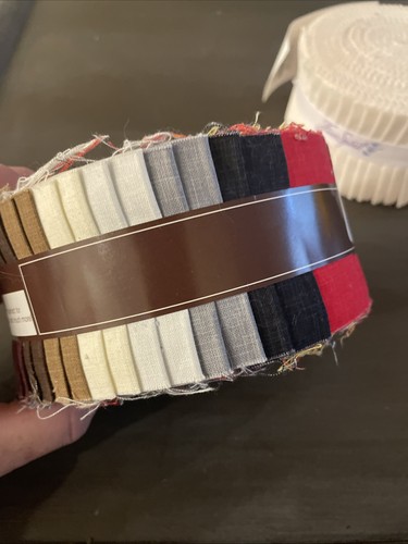 NEU (3) Jelly Rolls Quilten & Basteln verschiedene mehrfarbig, weiß, sonniger Tag - Bild 9 von 16