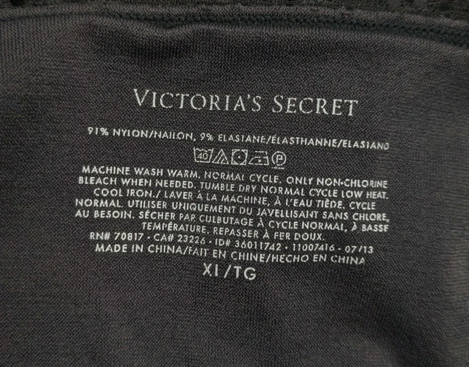 Victoria's Secret Cami кружева отделки Майка женщин XL 90-х гранж Y2K эластичной #7900 - Изображение 2 из 4