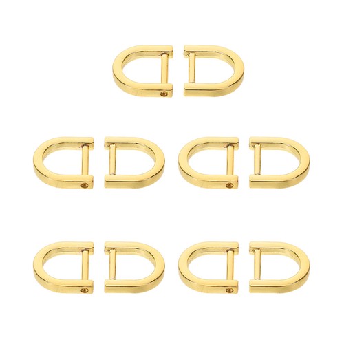  10 Pcs D Rings Heavy Duty Metal Buckles D-rings Shackle Screw Purse Accessories - Imagen 4 de 20