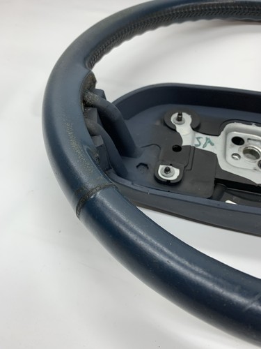 1993 93 BUICK ROADMASTER Leather STEERING Wheel Caprice Blue - Picture 5 of 16