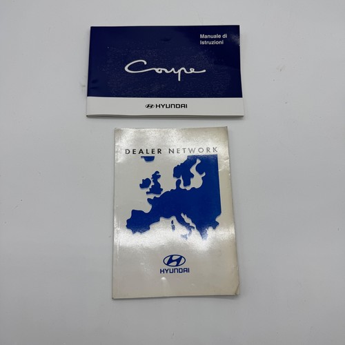 LIBRETTO USO E MANUTENZIONE HYUNDAI COUPE 2001 ITALIANO ORIGINALE - Picture 1 of 4