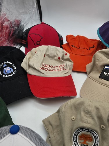Lot Of 17 SnapBack Hats Caps Charlotte Hornets PGA Golf U.S. Open Fishing #2 - Picture 14 of 19