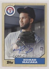 2017 Topps 1987 Baseball 30th Anniversary Nomar Mazara #1987A-NM Auto 0vp1