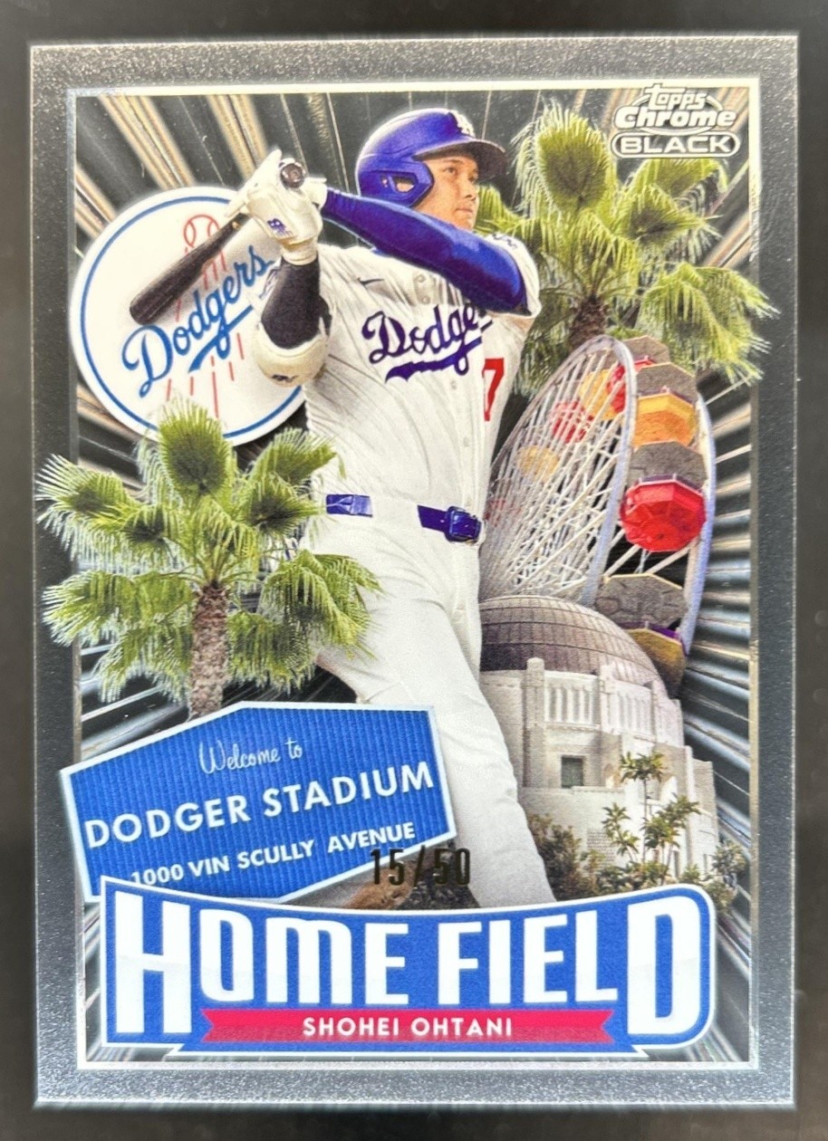 Shohei Ohtani 2026 Topps Chrome Black #CBHA-5 Home Field /50 Price