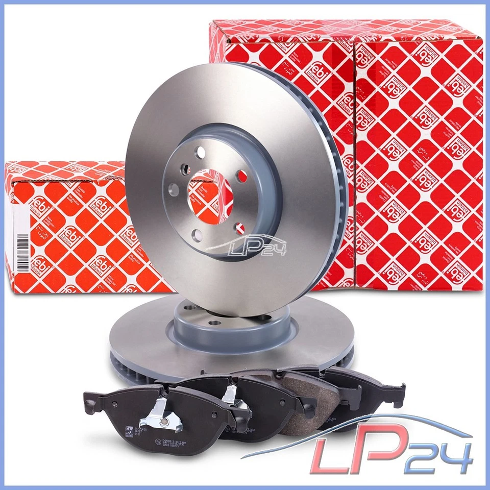 FEBI DISQUES DE FREIN Ø348 + PLAQUETTES AVANT POUR BMW SÉRIE 5 F10 F11 SÉRIE 6 F - Photo 1/4