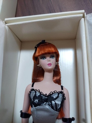 Mattle Barbie Fashion Model Collection Doll Lingerie Black Red Japan - Picture 1 of 3