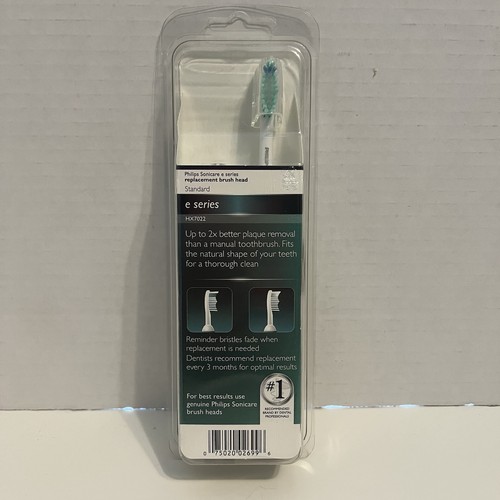 Philips Sonicare E Series 2 testine di ricambio standard HX7022 nuove  - Foto 2 di 3