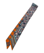 HERMES                    Zili Tapis Persans Persian carpets/scarves Orange