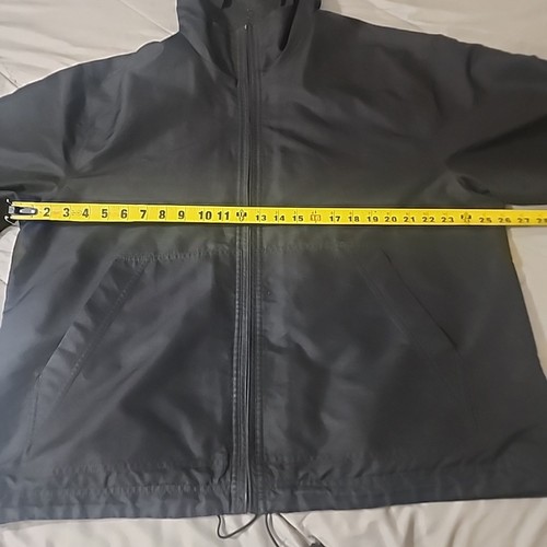 Dockers Men's Size L Black Fleece Lined Full Zip Hooded Jacket - Picture 12 of 12