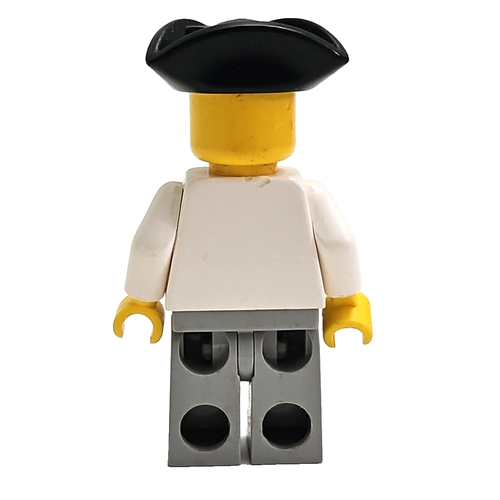 Lego Pirates Minifigure Pirate Brown Vest Ascot pi053 Skull's Eye Schooner 6286 - Picture 2 of 5