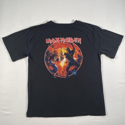 Iron Maiden Shirt Mens Large Black Legacy Of The Beast Tour Dates 2022 Band Rock - Picture 1 of 10