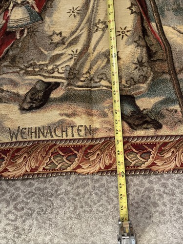 3X4ft Vintage Santa Tapestry Armin & Marion Made In Germany Mint Condition - Picture 2 of 6