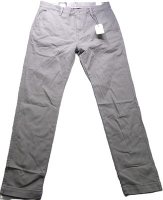 NWT Levi's Men XX Chino Slim Taper Pants Stretch Cotton Gray 34x32 Trousers Work