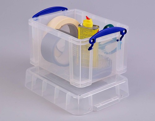 SCATOLA PORTAOGGETTI CD/DVD 3 litri plastica trasparente resistente davvero utile - Foto 2 di 7