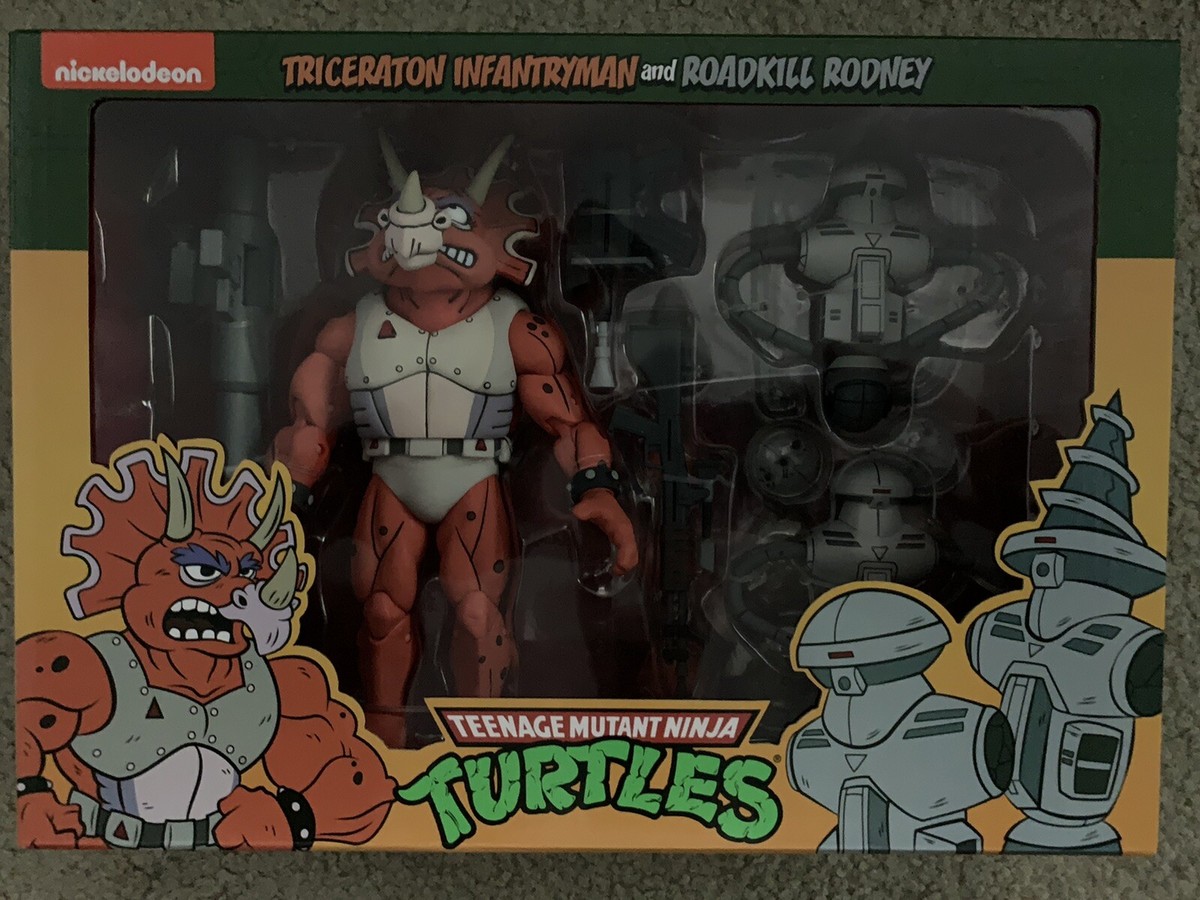NECA Teenage Mutant Ninja Turtles Triceraton Infantryman Roadkill