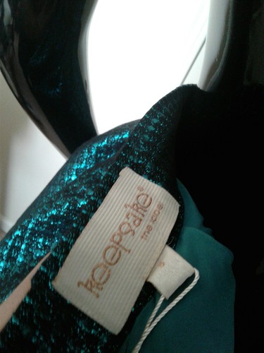 Keepsake THE LABEL Until The End Of Time Rock neu mit Etikett Small türkis & schwarz. - Bild 2 von 6