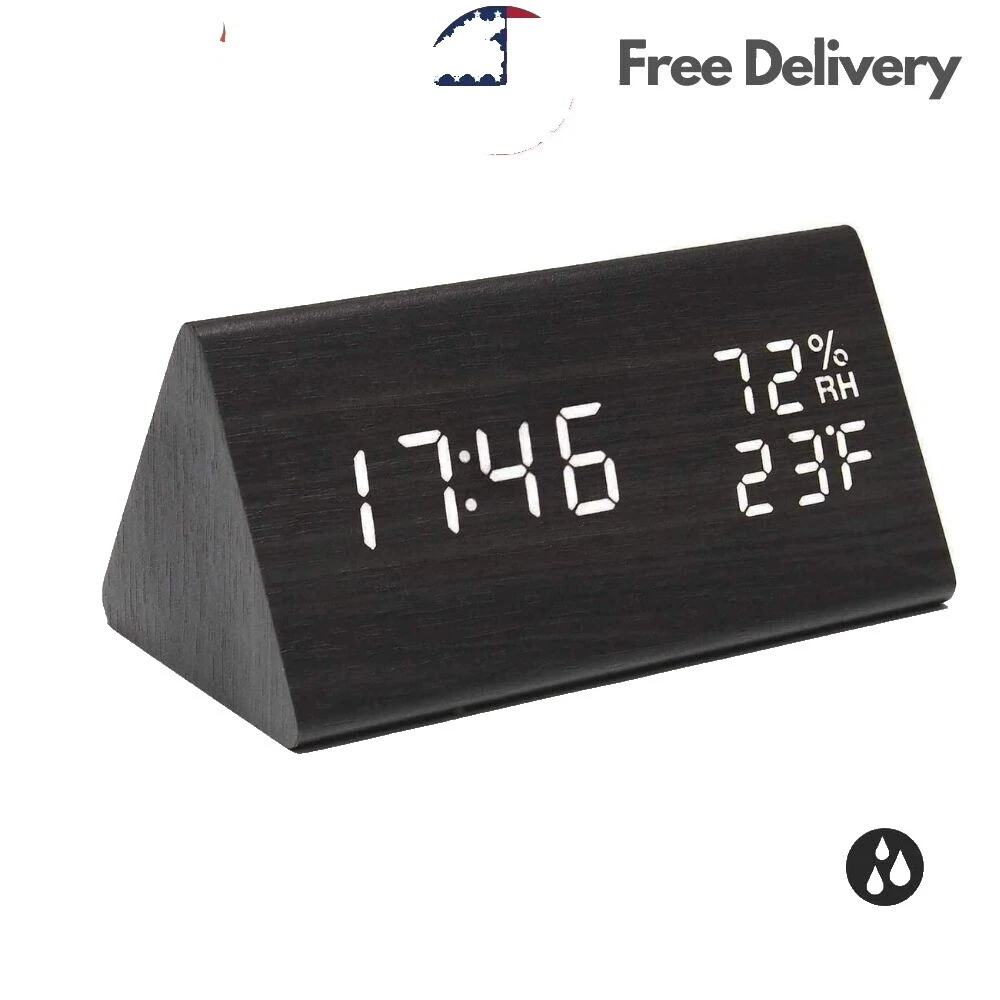 Wooden Kitchen Modern Alarm Clocks & Clock Radios