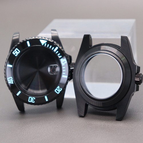 Cassa Orologio 40mm Acciaio Inox 3C Anello Ceramica Luminosa Misura Movimento Nh34 Nh35 - Foto 3 di 18