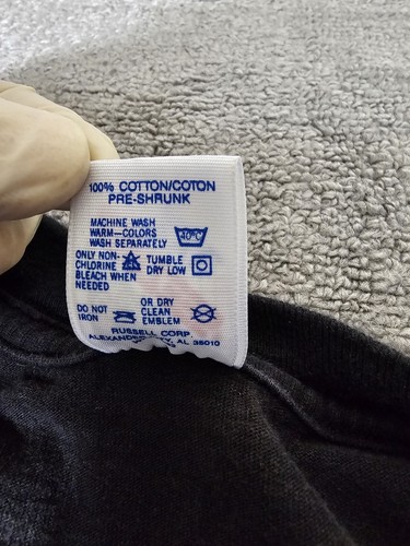 Vtg San Diego California Mens T Shirt 2XL Black Made In The USA Jerzees - Bild 11 von 12