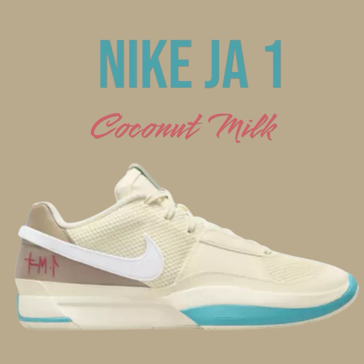 シューズ(男性用) nike ja1 28cm coconut milk Nike JA 1 Basketball Shoes 