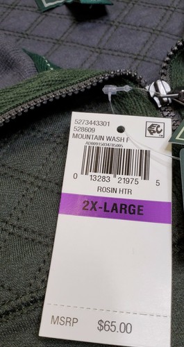 G.H. Bass Long Sleeve Cool Touch Half-Zip Fleece Jacket Men's 2XL - Picture 4 of 8