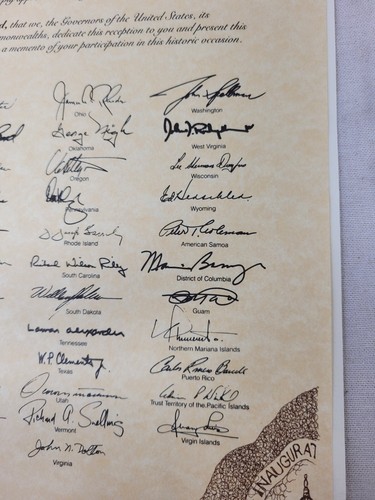 Presidential Inaugural Governors Reception Invitation Ronald Reagan 1981 - Picture 15 of 15