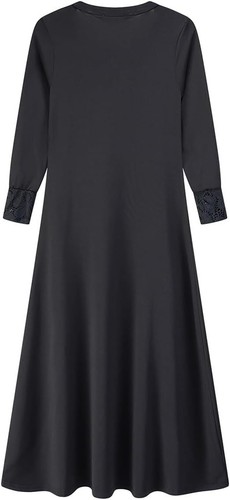 Mädchen Abaya Kleid für islamischen Stil Spitze Design Party Zeremonie Kinder Kids - Bild 10 von 10