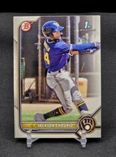 Jackson Chourio 2022 Bowman 1st  #BP-79 Milwaukee Brewers 1