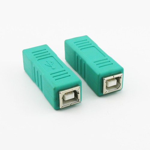 USB 2.0 Type B Female to USB B Female Scanner Printer Connector Adapter Green - Picture 5 of 5