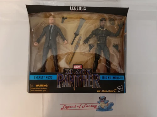 NUEVA Figura de Acción Erik Killmonger + Everett Ross - Marvel Legends Black Panther