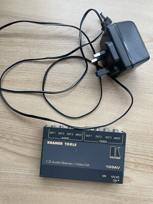 Kramer 103 AV 1:3 Audio Stereo Video DA UNGETESTET