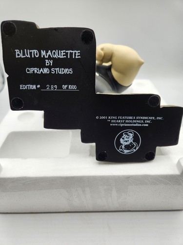 King Features Cipriano Studios Bluto Maquette Limited Edition Collectible w COA - Picture 9 of 11