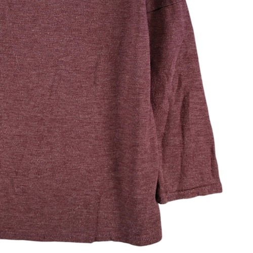 Jersey de mujer Amaryllis talla 2XL púrpura estático manga larga cuello barco - Imagen 5 de 8