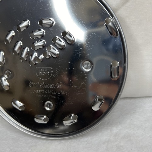 Cuisinart Food Processor Disc Blade Medium Grate Grater DLC-837TX - Picture 4 of 9