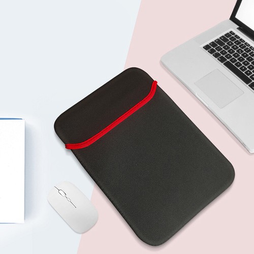 Double Faced Laptop Pouch Protective Bag Neoprene Soft Sleeve Tablet PC Case Bag - Picture 6 of 16