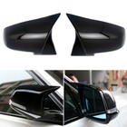 Gloss Black Side Wing Mirror Cover Cap For BMW F20 F87 M2 F30 F32 F34 F36 i3 E84